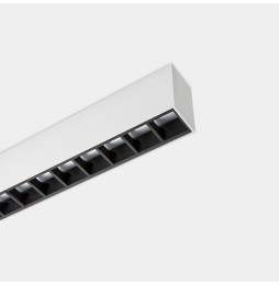 LedsC4 - Sistema lineal Infinite Pro 1700mm Up&Down Hexa-Cell 45.5, 41.7W 3000-4000K CRI 90 DALI-2/PUSH gris IP40 8496lm