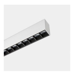 LedsC4 - Sistema lineal Infinite Pro 1700mm Up&Down Hexa-Cell 50.7, 42.2W TW 2700K-6500K CRI 80 DALI DT8 gris IP40 7157lm