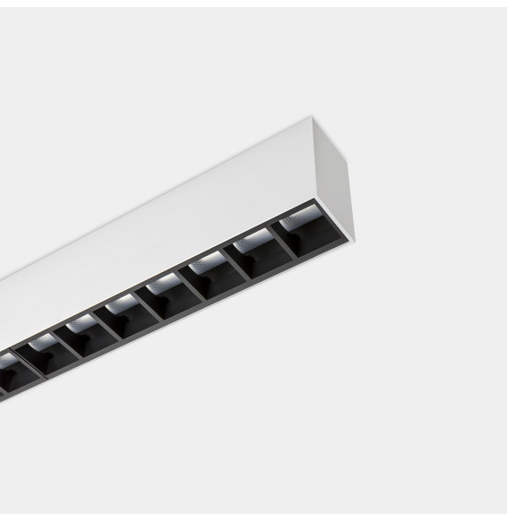 LedsC4 - Sistema lineal Infinite Pro 1700mm Up&Down Hexa-Cell 45.5, 41.7W 3000-4000K CRI 90 ON-OFF gris IP40 8091lm