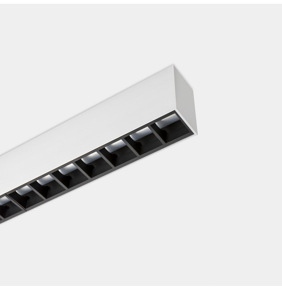 LedsC4 - Sistema lineal Infinite Pro 1700mm Up&Down Hexa-Cell 45.5, 41.7W blanco cálido 3000K CRI 90 DALI-2/PUSH gris IP40 8091l LedsC4 - Sistema lineal Infinite Pro 1700mm Up&Down Hexa-Cell 45.5, 41.7W blanco cálido 3000K CRI 90 DALI-2/PUSH gris IP40 8091l