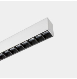 LedsC4 - Sistema lineal Infinite Pro 1700mm Up&Down Hexa-Cell 45.5, 41.7W blanco cálido 3000K CRI 90 negro IP40 8091lm