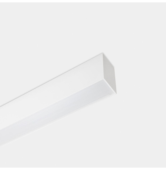 LedsC4 - Sistema lineal Infinite Pro 1700mm Up&Down Opal 25.6, 41.7W blanco cálido 3000K CRI 90 DALI-2/PUSH gris IP40 9089lm