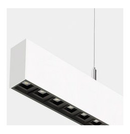 LedsC4 - Sistema lineal Infinite Pro 1700mm Up&Down Opticell 21.3, 41.0W 3000-4000K CRI 90 DALI-2/PUSH blanco IP40 9488lm