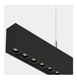 LedsC4 - Sistema lineal Infinite Pro 1700mm Up&Down Opticell 44.0, 41.0W 3000-4000K CRI 90 ON-OFF negro IP40 12827lm