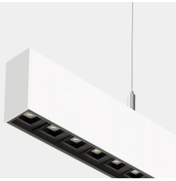 LedsC4 - Sistema lineal Infinite Pro 1700mm Up&Down Opticell 44.0, 41.0W blanco neutro 4000K CRI 90 DALI-2/PUSH blanco IP40 1282