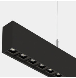 LedsC4 - Sistema lineal Infinite Pro 1700mm Up&Down Opticell 44.0, 41.0W blanco neutro 4000K CRI 90 DALI-2/PUSH negro IP40 12827