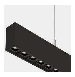 LedsC4 - Sistema lineal Infinite Pro 1700mm Up&Down Opticell 44.0, 41.0W blanco neutro 4000K CRI 90 DALI-2/PUSH negro IP40 12827