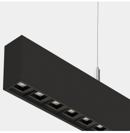 LedsC4 - Sistema lineal Infinite Pro 1700mm Up&Down Opticell 44.0, 41.0W blanco neutro 4000K CRI 90 Casambi negro IP40 12827lm