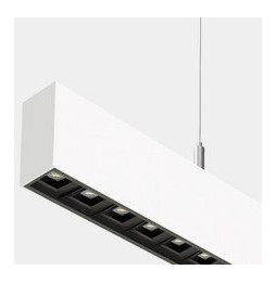LedsC4 - Sistema lineal Infinite Pro 1700mm Up&Down Opticell 44.0, 41.0W blanco cálido 3000K CRI 90 ON-OFF blanco IP40 12422lm
