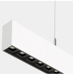LedsC4 - Sistema lineal Infinite Pro 1700mm Up&Down Opticell 44.0, 41.0W blanco cálido 3000K CRI 90 DALI-2/PUSH blanco IP40 1242