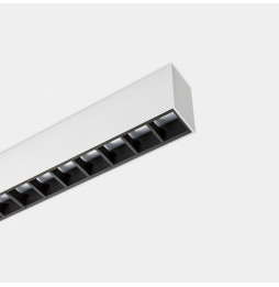 LedsC4 - Sistema lineal Infinite Pro 854mm Recessed Hexa-Cell 12.8W blanco neutro 4000K CRI 90 ON-OFF blanco IP44 499lm