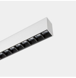 LedsC4 - Sistema lineal Infinite Pro 854mm Recessed Hexa-Cell 25.35W TW 2700K-6500K CRI 80 DALI DT8 & DALI D4i blanco IP44 1012l